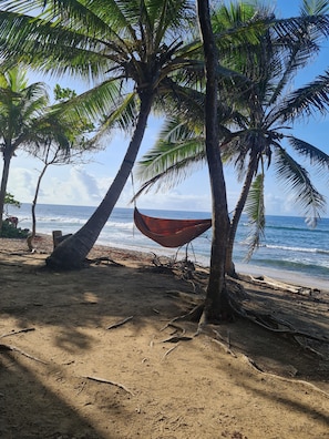 On the beach