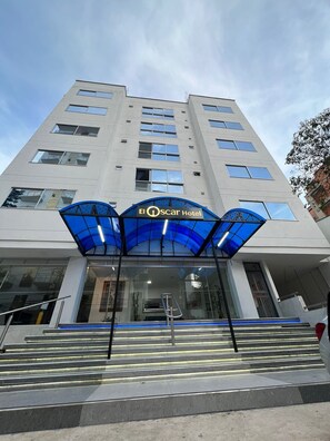 Voorkant van accommodatie