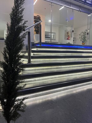 Overnatningsstedets indgangsparti