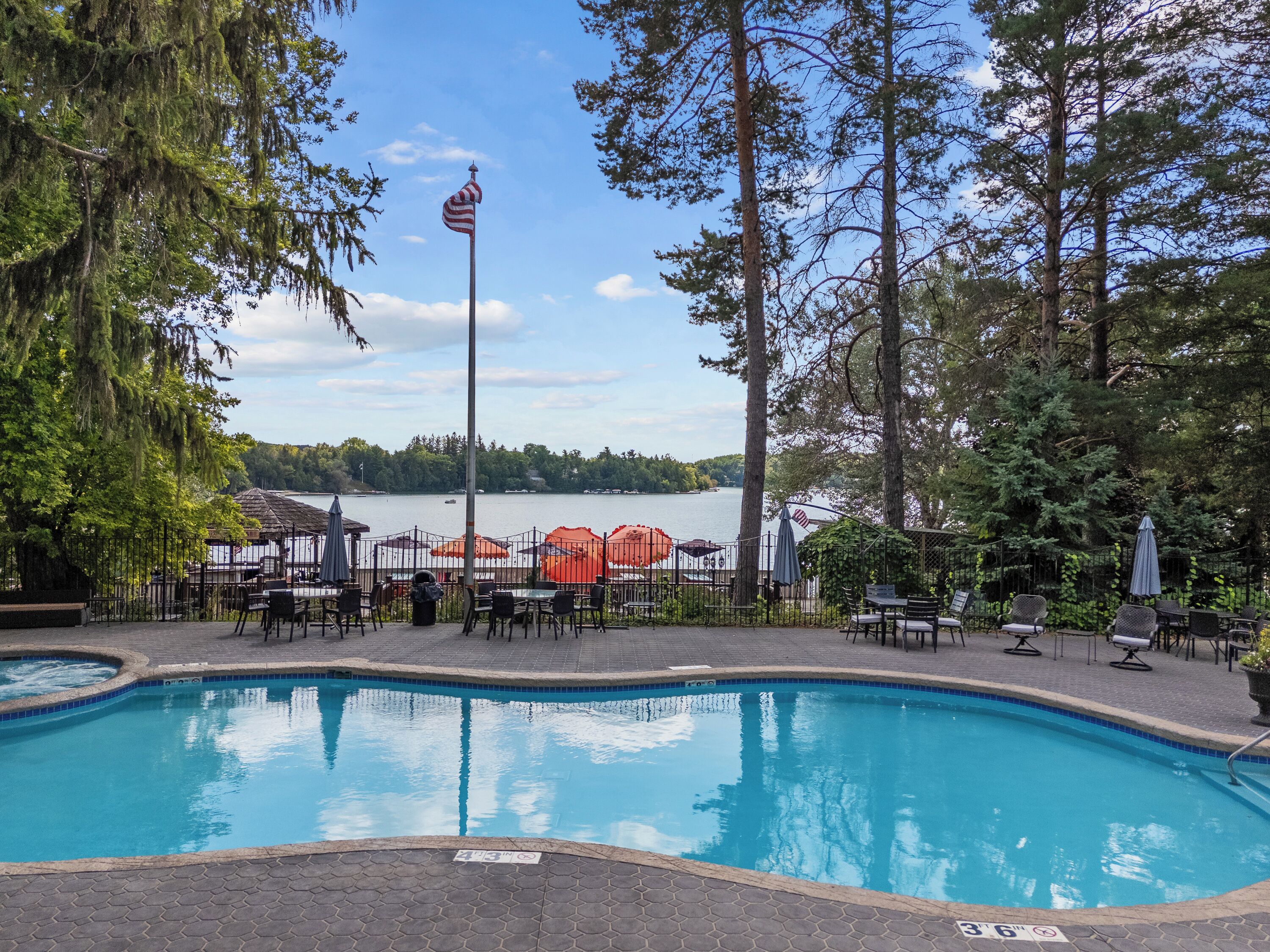 Indoor pool, outdoor pool