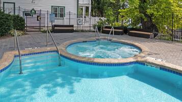 Indoor pool, outdoor pool