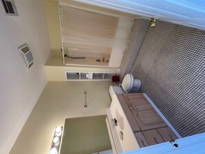 Hair dryer, towels, soap, toilet paper - Cozy waterfront studio apartment with a covered deck on Bayou Pierre Part.   (Pierre Part)