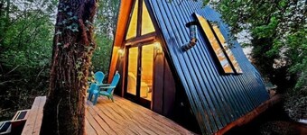 Tranquil A-Frame Cabin Retreat Nature's Serenity