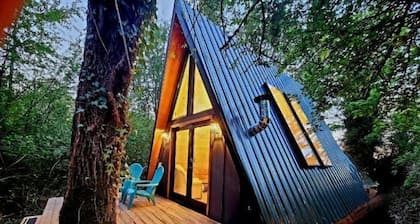 Tranquil A-Frame Cabin Retreat Nature's Serenity