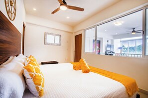 2 chambres, fer et planche Ă repasser, Wi-Fi, draps fournis