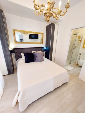 Appartement supérieur, non-fumeur, salle de bain privée | 1 chambre, literie de qualité, couette en duvet