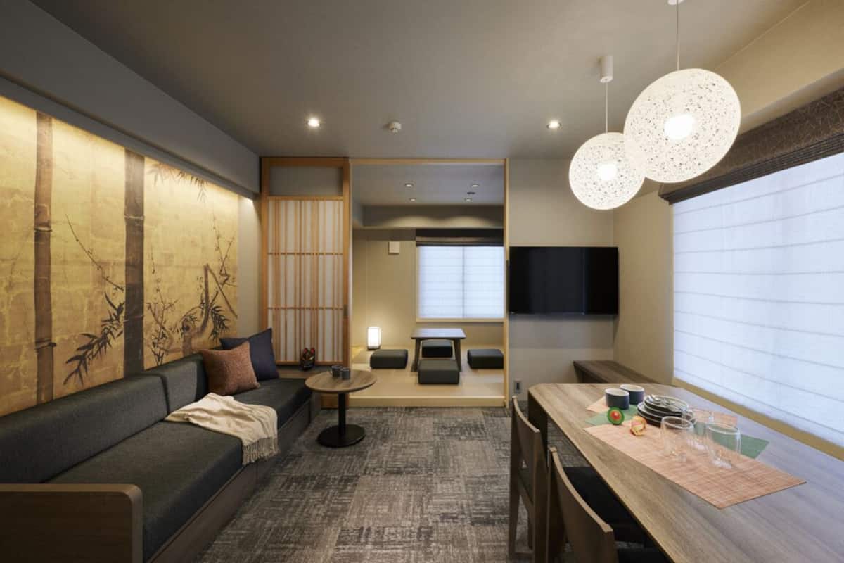 特級套房, 1 間臥室, 非吸煙房 (Japanese Style Room, 6 Beds) | 1 間睡房、遮光窗簾/窗簾、隔音、免費 Wi-Fi