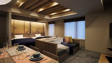 Superior-Zimmer, 1 Schlafzimmer, Nichtraucher, Terrasse (3 Beds) | 1 Schlafzimmer, Verdunkelungsvorhänge, schallisolierte Zimmer