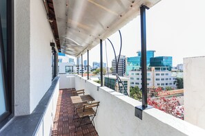 Business Apartment | Balcony - Rothschild Boulevard Prime location 1Bd (Tel Aviv)