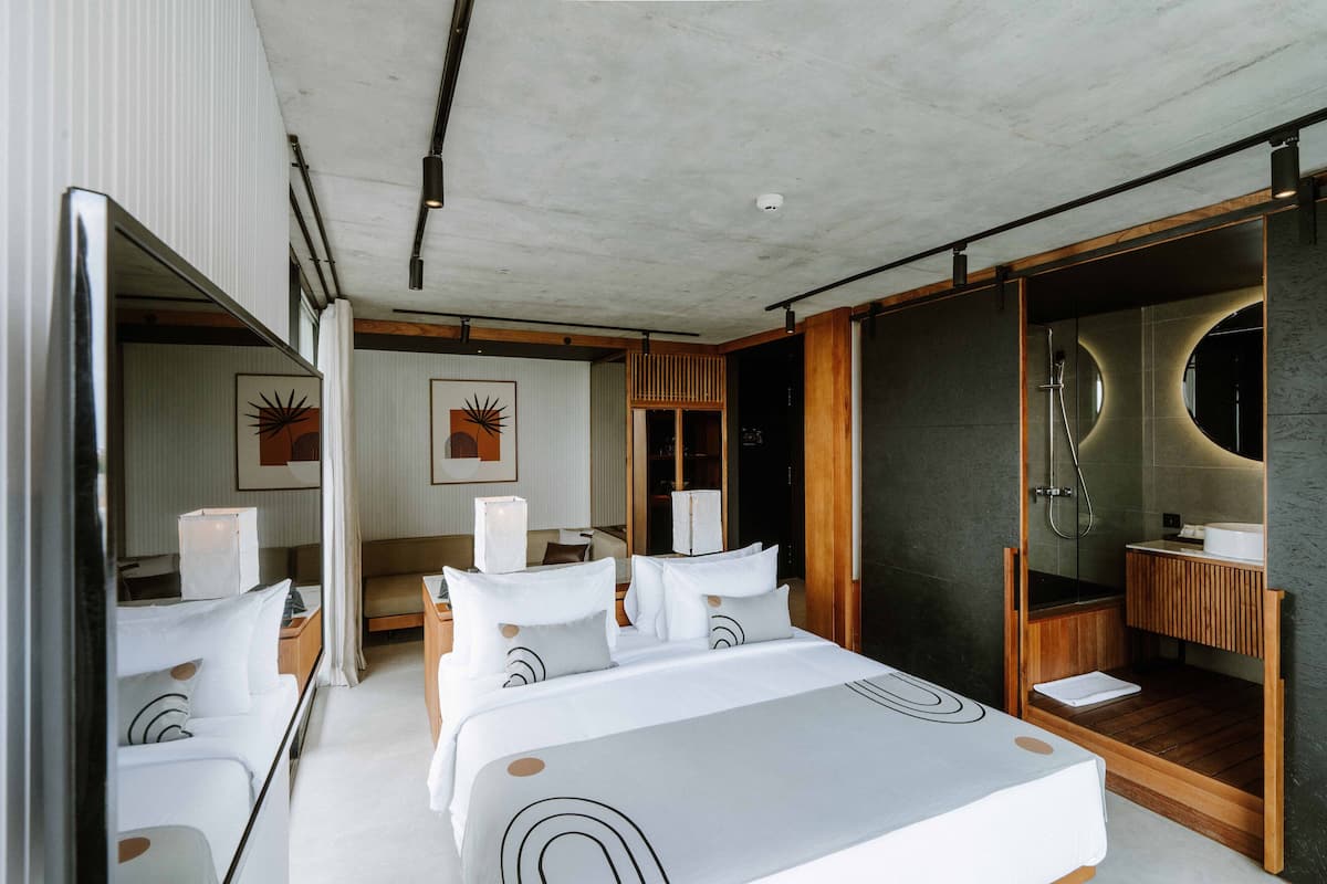 Studio King | Een minibar, een bureau, een laptopwerkplek, gratis babybedden