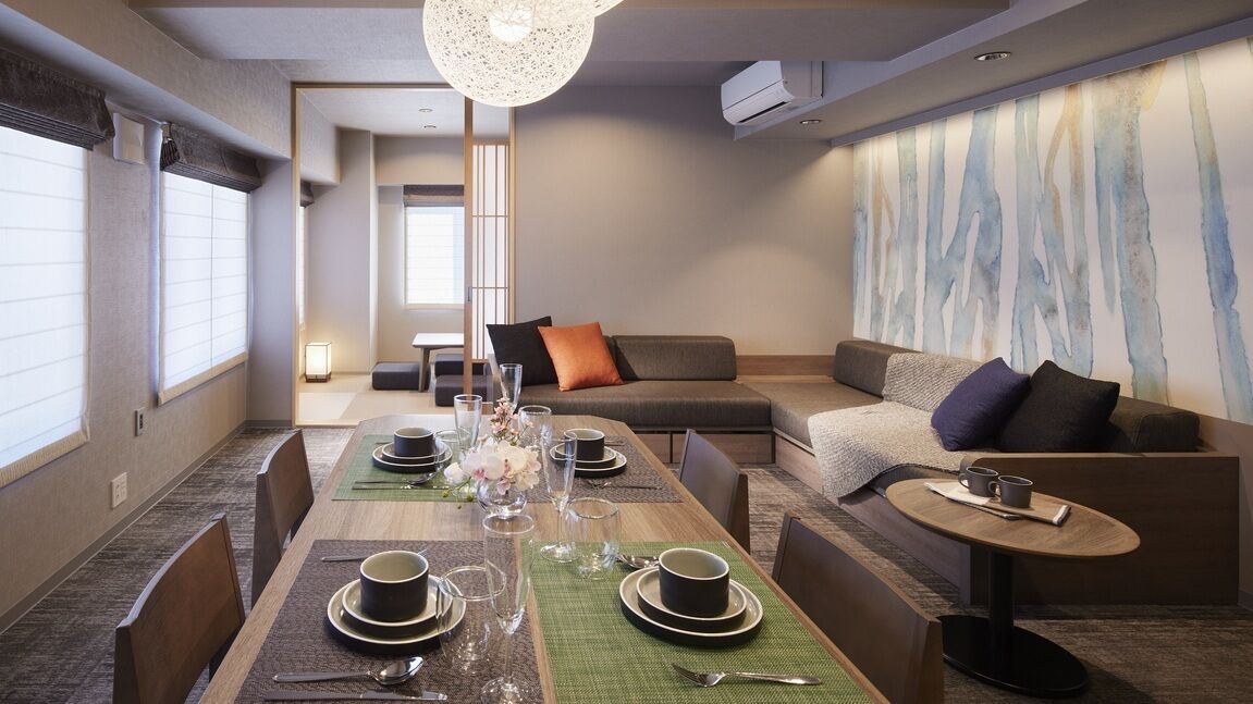 Apartamento premium (Suite) | Área de estar | TV de tela plana