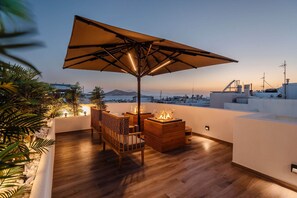 Terrace/patio - Honeymoon Well-Being Spa 1Br Suite Apart - Naxos (Naxos)