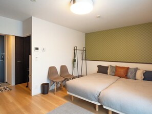 1 chambre, fer et planche à repasser, Wi-Fi gratuit, draps fournis