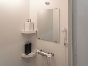 Hair dryer, towels