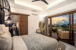 Deluxe Villa, 4 Bedrooms, Private Pool, Pool View | 4 bedrooms, in-room safe, desk, free WiFi - Modern Varvara villa (Canggu)