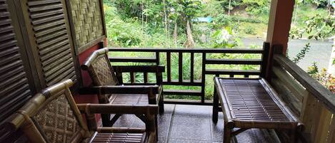 Basic Double or Twin Room, Garden View | Terrace/patio