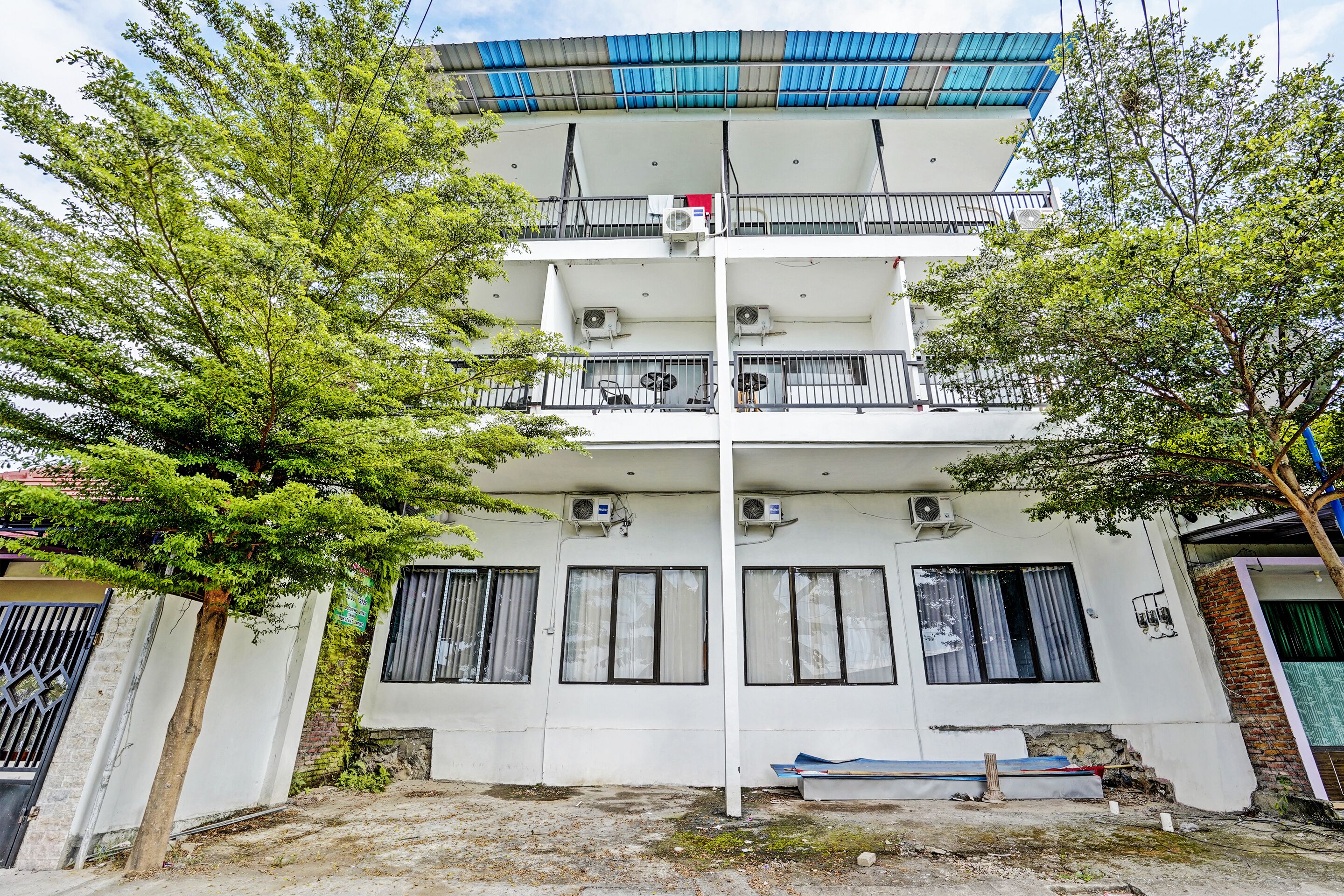 Facciata della struttura