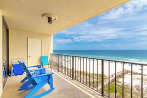 Comfort Condo, 2 Bedrooms, Balcony, Beach View | Balcony - Phoenix II Condos (Orange Beach)