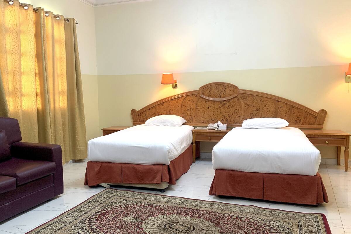 Standard Double or Twin Room | Laptop workspace, free WiFi, bed sheets