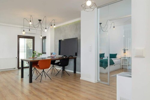 Spacious Apartment | Balcony and Workspace