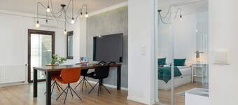 Spacious Apartment | Balcony and Workspace