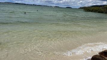 On the beach