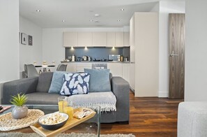 Leilighet, 2 queensize-senger | Oppholdsområde