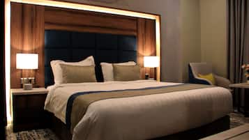 Premium bedding, free WiFi, bed sheets