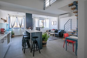 Apartment, 3 Bedrooms, Garden Area | Individually decorated, individually furnished, desk, laptop workspace - PORT CITY HAIFA - BAT GALIM LUXURY (Haifa)