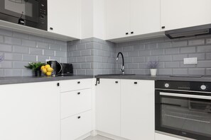 Apartment, 1 Schlafzimmer, Balkon | Eigene Küche | Mikrowelle, Ofen, Geschirrspüler, Wasserkocher