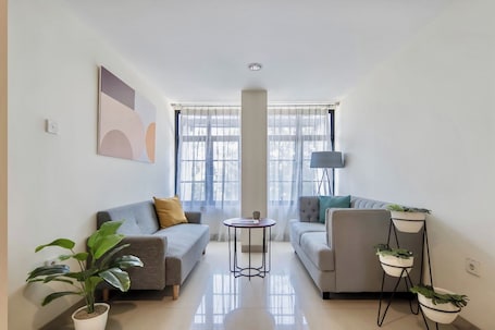 Sala de estar en el lobby