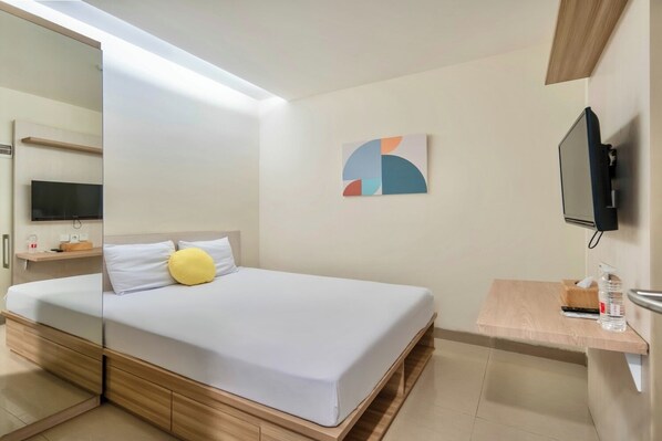 ห้องดีลักซ์ | 1 ห้องนอน, โต๊ะทำงาน, พื้นที่ทำงานแบบใช้แล็ปท็อป, Wi-Fi ฟรี