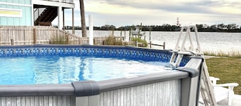 3 bed 2 bath Pool home on Andrew’s island, Heckscher. Watch dolphins from dock