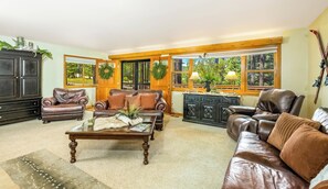 Smart TV, fireplace, video games