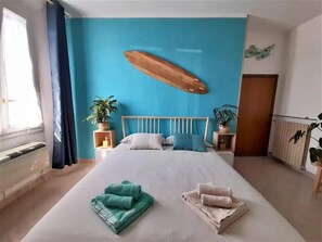 Zimmer, 1 Queen-Bett, Küche