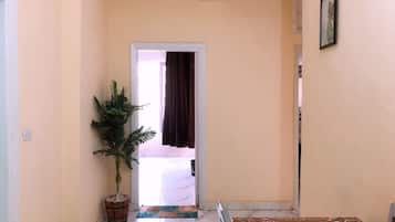 Family Apartment | Living area | 32-inch Smart TV with satellite channels, Netflix, streaming services