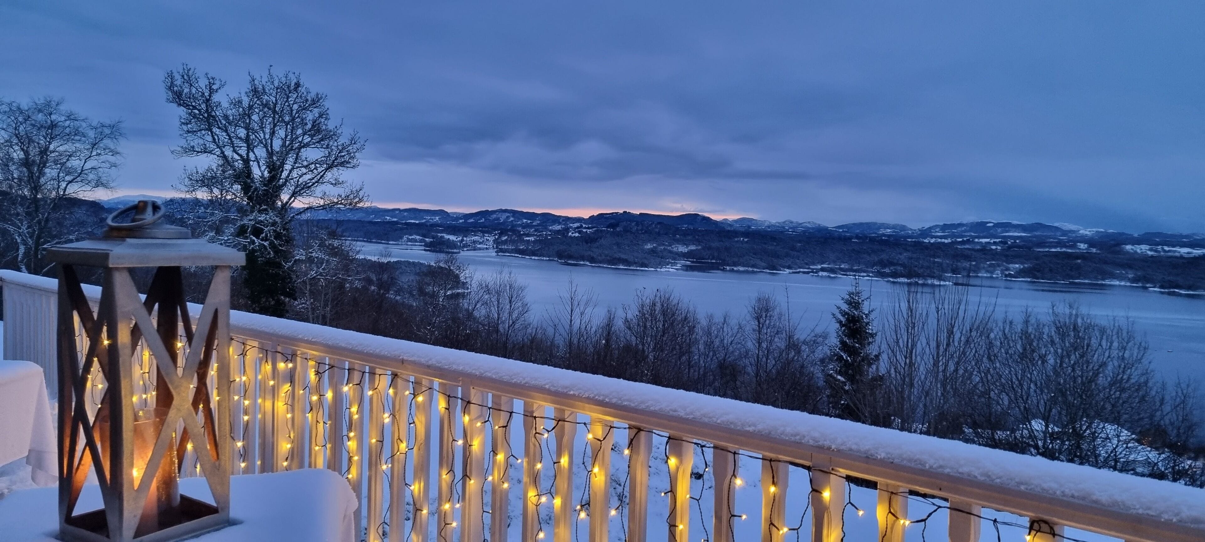 Utsikt fra overnattingsstedet