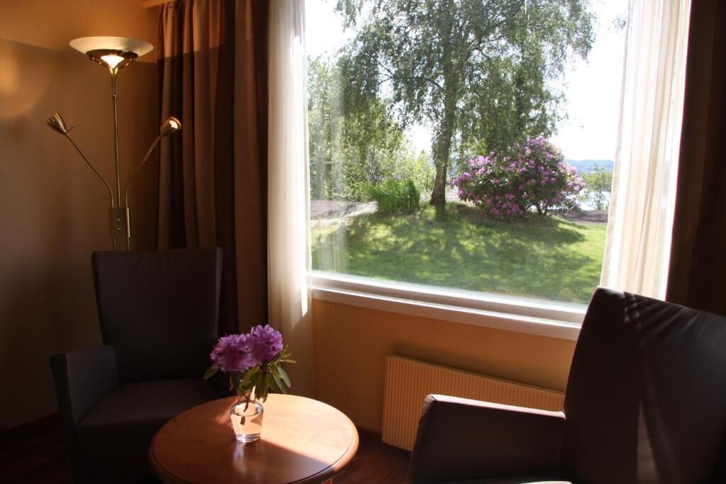 Uitzicht vanuit de kamer