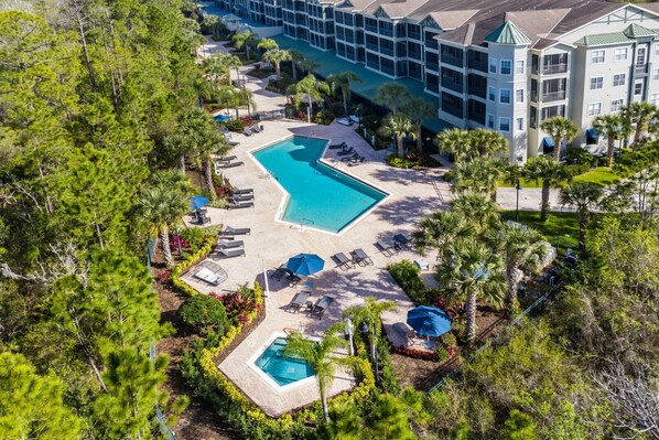 Pool - Upstay: Stylish 3BR Condo w Patio—near Disney (Winter Garden)