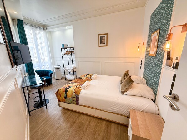 3 chambres, fer et planche à repasser, Wi-Fi gratuit, draps fournis