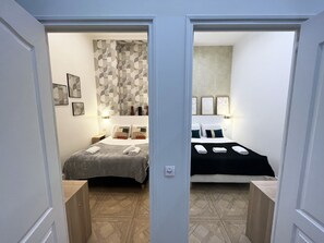 2 Schlafzimmer, Bügeleisen/Bügelbrett, kostenloses WLAN, Bettwäsche