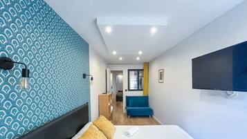 2 chambres, fer et planche Ă  repasser, Wi-Fi gratuit, draps fournis