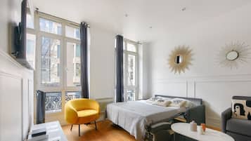 2 slaapkamers, een strijkplank/strijkijzer, gratis wifi, beddengoed