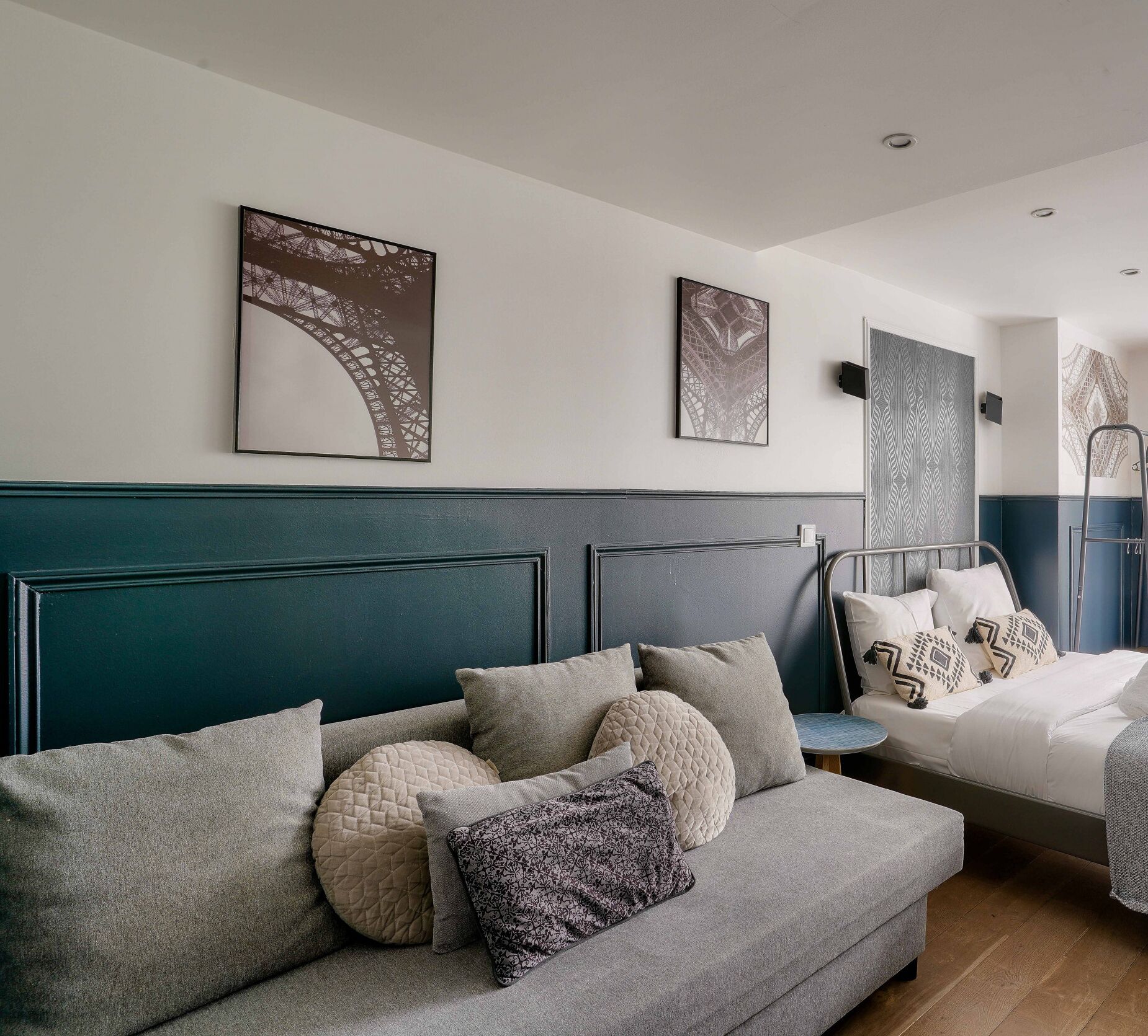 2 slaapkamers, een strijkplank/strijkijzer, gratis wifi, beddengoed