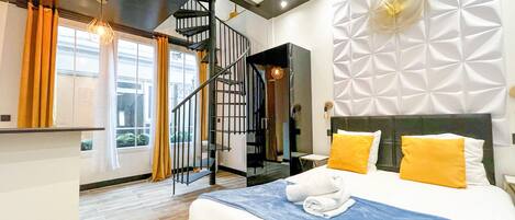 1 Schlafzimmer, Bügeleisen/Bügelbrett, kostenloses WLAN, Bettwäsche