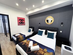 2 bedrooms, iron/ironing board, free WiFi, bed sheets