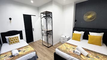 2 bedrooms, iron/ironing board, free WiFi, bed sheets