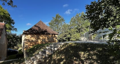 Maison Périgourdine en Pierre Nature Avec Piscine