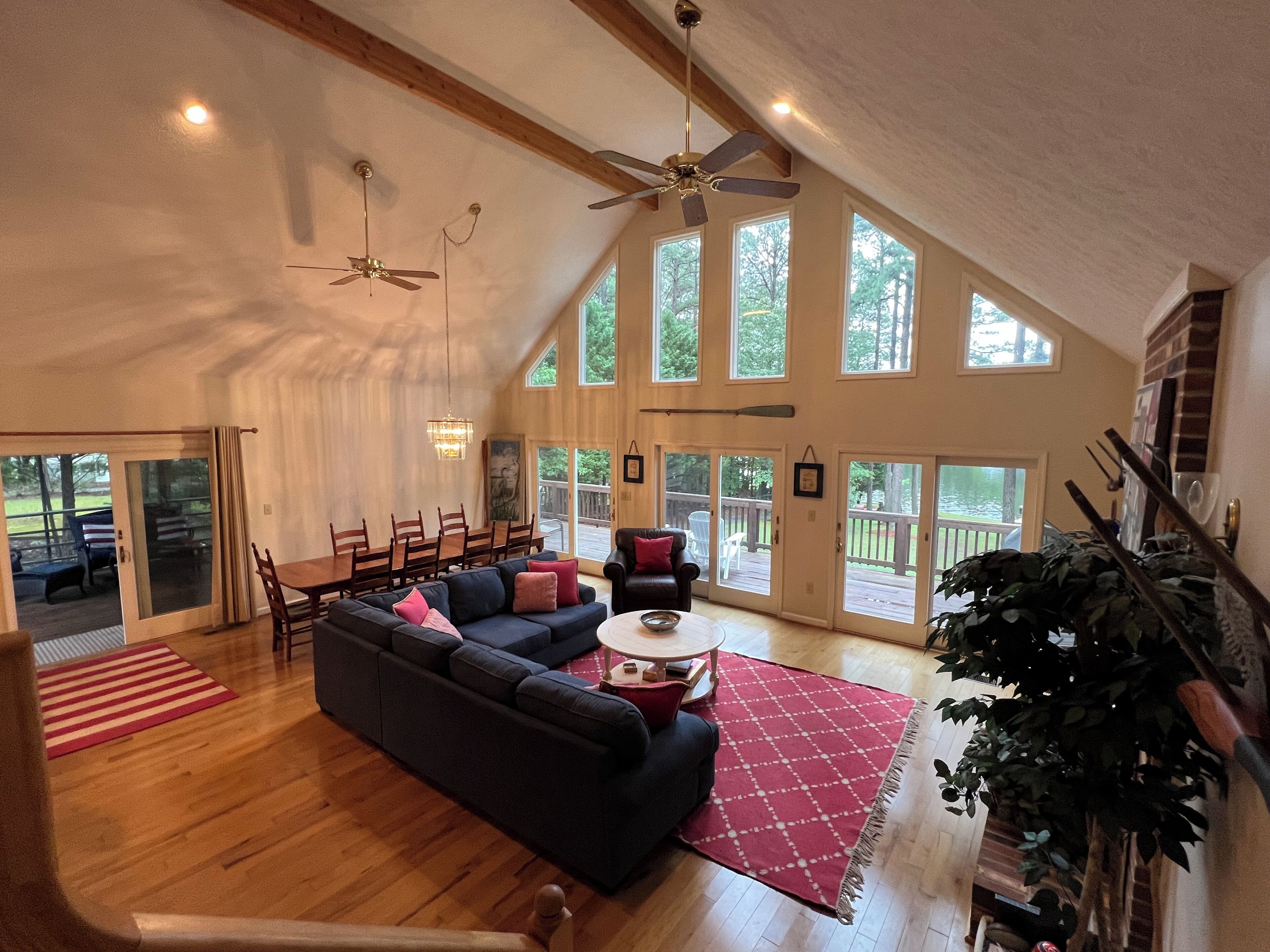 View of Family Room from stairs. V