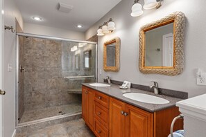 Shower, towels